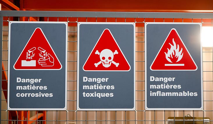 Transporter des matières dangereuses